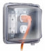 While In Use Weatherproof Cover Clear
