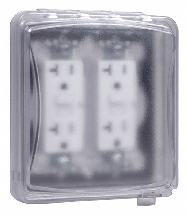 Weatherproof Flip Cover Clear