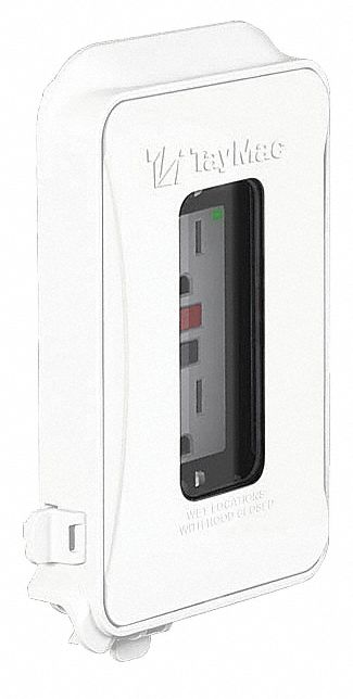 While In Use Weatherproof Cover White