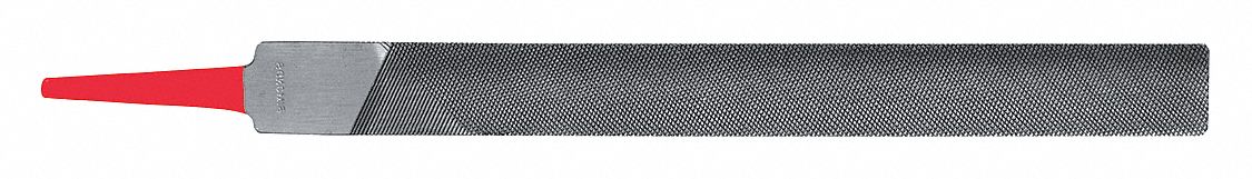 Half Round File American 4in.L Nat.