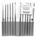 Needle File Set 6-1/4in.L Swiss 12 pcs.