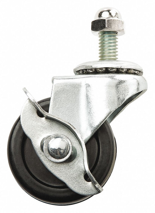 Locking Swivel Caster 2 in Dia Black