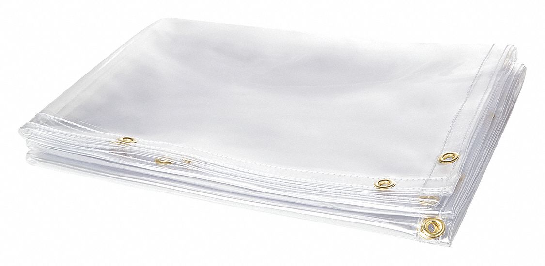 Barrier Curtain 8 ft W x 6 ft H Clear