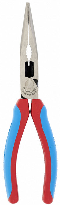 Long Nose Plier 7-13/16 L Serrated