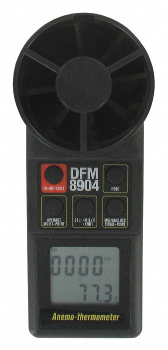 Anemometer 80 to 5 900fpm 14 to 122F
