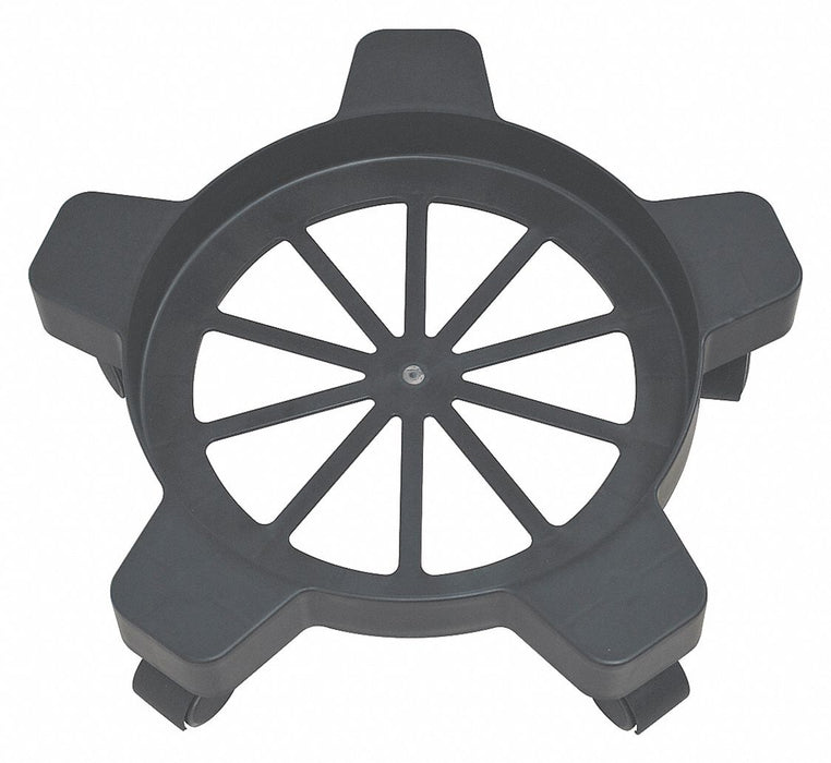 Pail Dolly 75 lb Plastic Black
