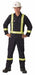 FR Coverall Khaki L 32in. Hemmed Zipper