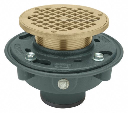 Floor Drain 3 7/8 Body H Nickel Bronze