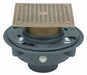 Floor Drain 3 7/8 Body H Nickel Bronze