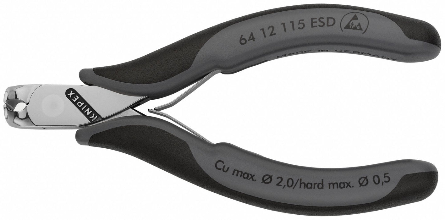 ESD End Cutting Nippers 4-1/2in.L 7/16in