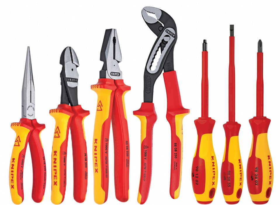 Insulated Tool Set Tool Roll 7-Pc