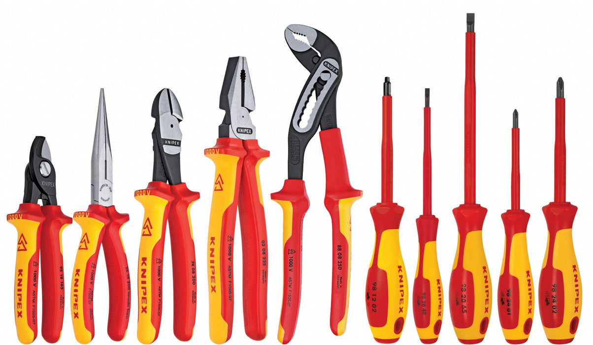 Insulated Tool Set Hard Case 10-Pc