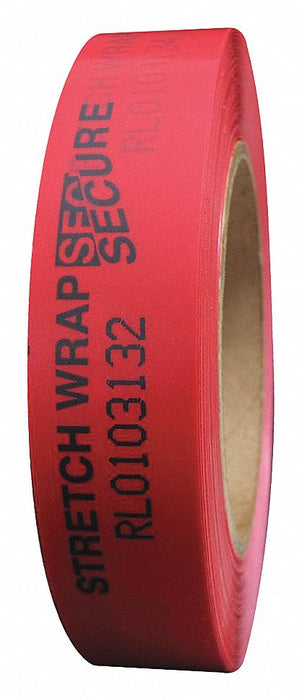 Tamper Evident Tape 2 mil Red