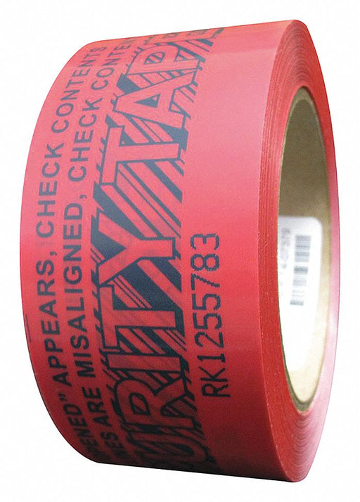 Tamper Evident Tape 2 mil Red