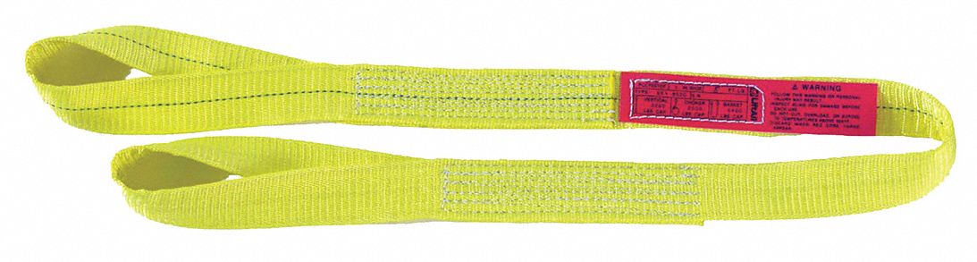 Web Sling Twisted Eye 20 ft L 11500 lb