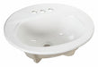 Bathroom Sink 20 x17 x8.875 White