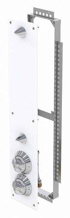 Shower w Dual Head Conical 1.5 gpm