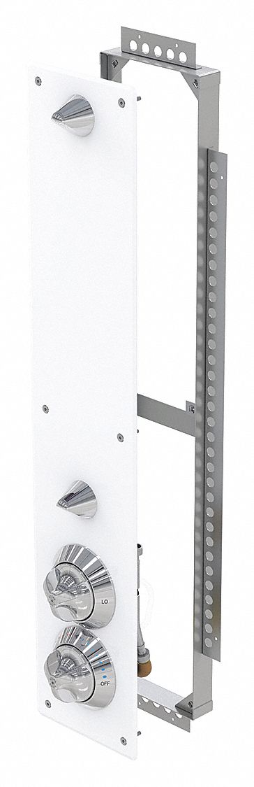 Shower w Dual Head Conical 1.5 gpm