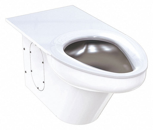 Ligature Resistant Toilet White BackSpud