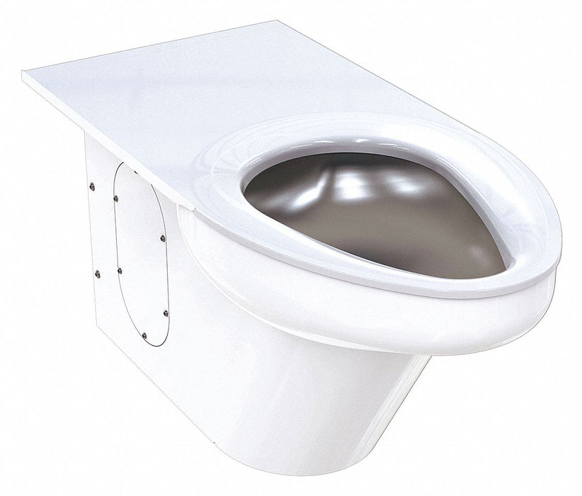 Ligature Resistant Toilet White BackSpud