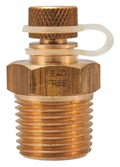 Pressure Test Plug LF Brass 1/2 in NPT