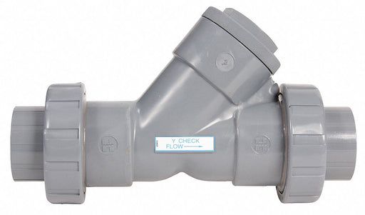 True Union Y Check Valve
