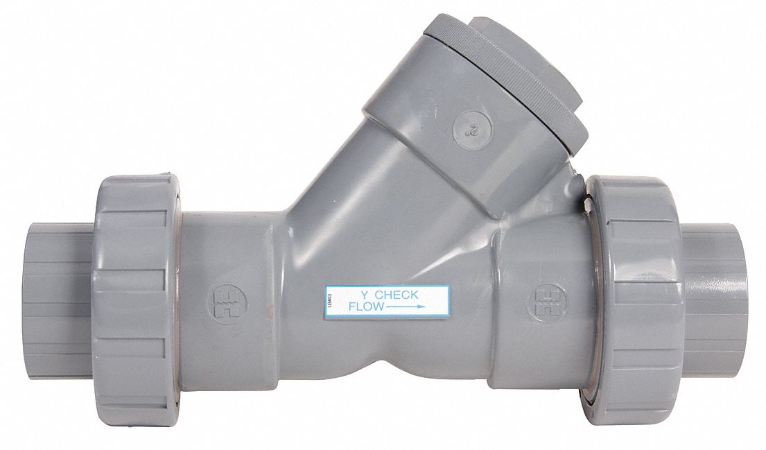 True Union Y Check Valve