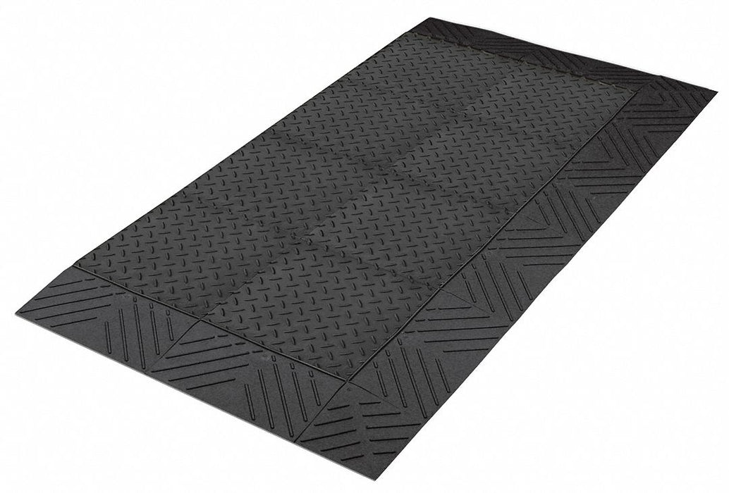 Antifatigue Mat Black2.5ftx5 ft 1inThick