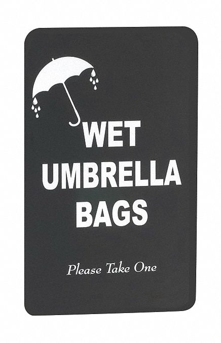 Wet Umbrella Bag Sign
