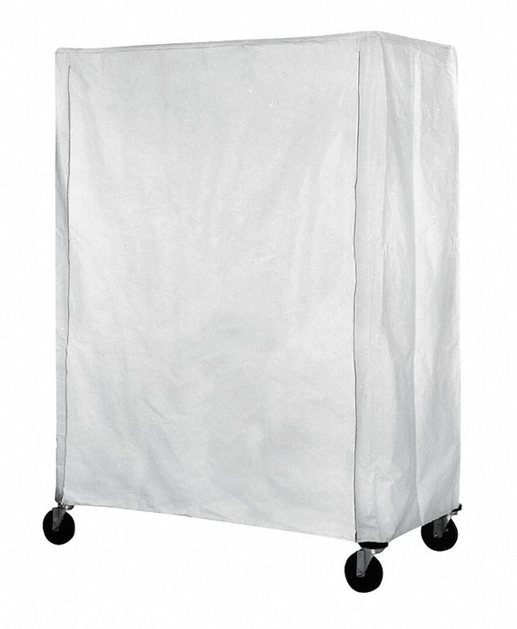 Cart Cover 36x18x63 White Polyester