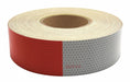 Reflective Tape Roll 150 ft L Red/Silver