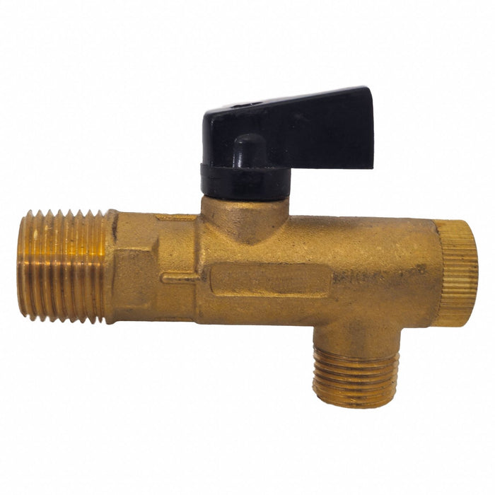 Filter Ball Valve 3/8 in NPT Drain