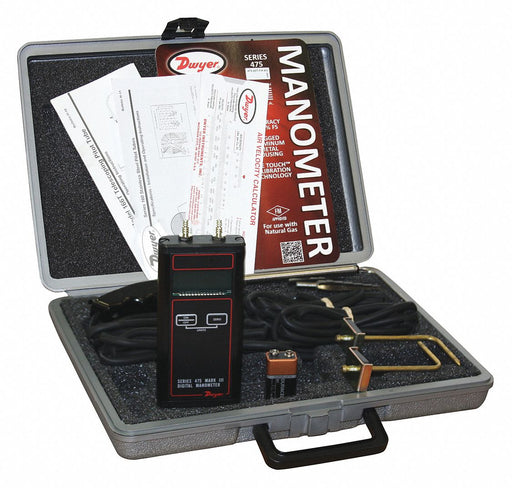 N0311 Air Manometer Kit 0 in wc to 10 in wc