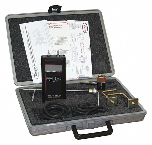 N0311 Air Manometer Kit 0 in wc to 10 in wc