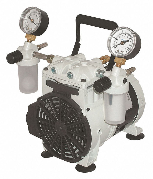 Piston Vacuum Pump 0.25 hp 1 Phase