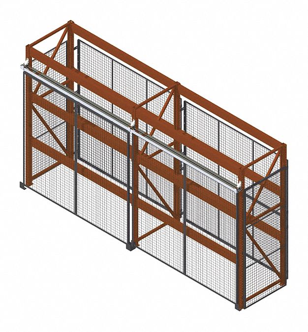 Enclosure Kit 48x120x108in Steel 10ga