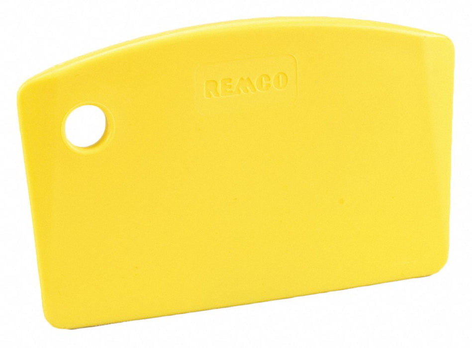Mini Bench Scraper 5-1/2x3-1/2 in Yellow