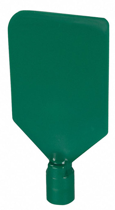 Paddle Scraper 4-1/2 x 6 in Nylon Green