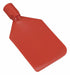 Paddle Scraper Flex 4-1/2 x 6 Poly Red