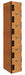 Lckr 6x1Lckr Light Wood 72 x12 x18 Assm