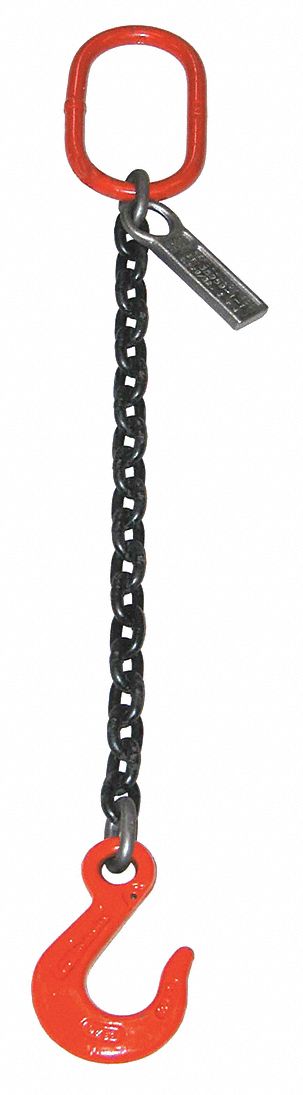 Chain Sling 1 in Size G80 8 ft L SOS