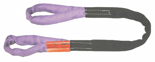 Round Sling Flat Eye 15 ft L 5200 lb Cap