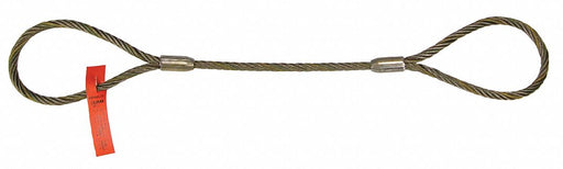 M5742 Wire Rope Sling 3 ft L 7 800 lb Load Cap
