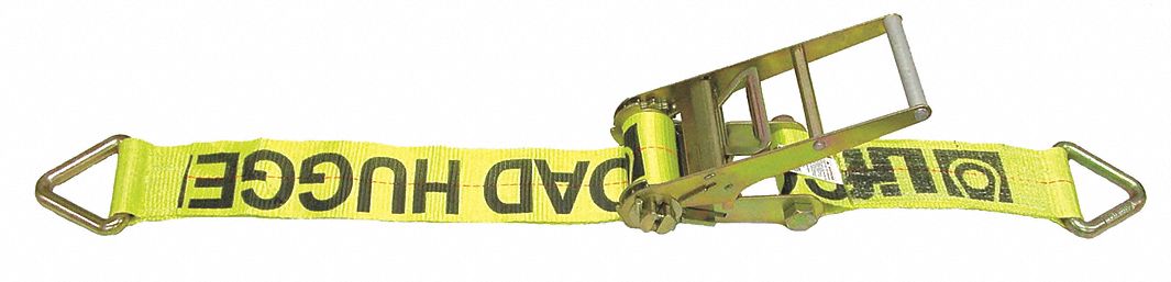 Tie Down Strap D-Ring Yellow