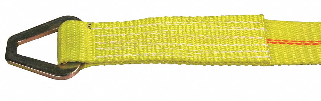 Tie Down Strap D-Ring Yellow