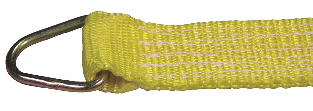 Tie Down Strap D-Ring Yellow