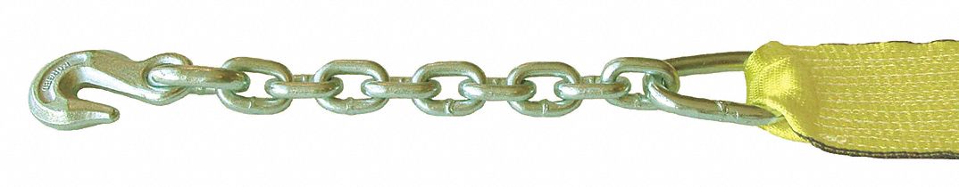 M6830 Tie Down Strap Grab-Hook Yellow