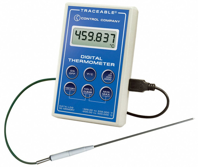 Thermometer -328 to 932 Deg F USB