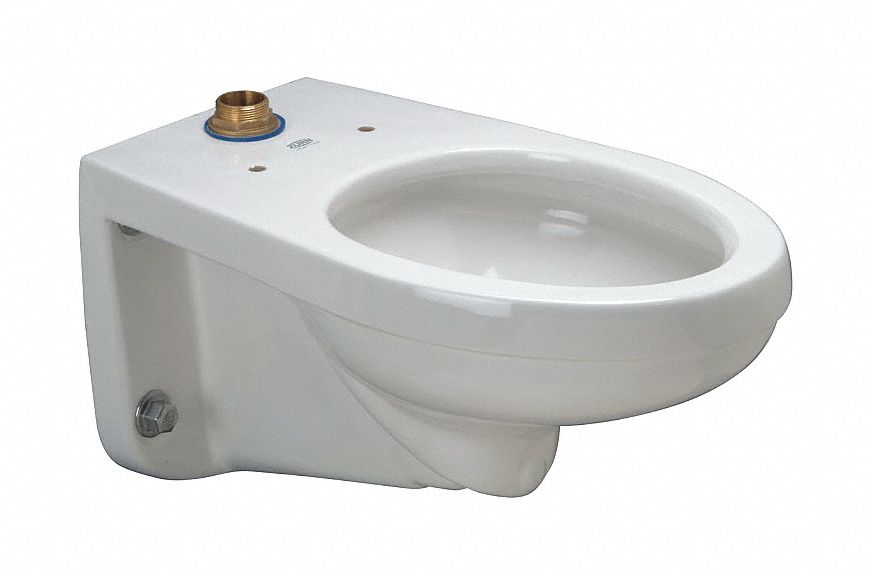 Toilet Bowl Elongated Wall Flush Valve