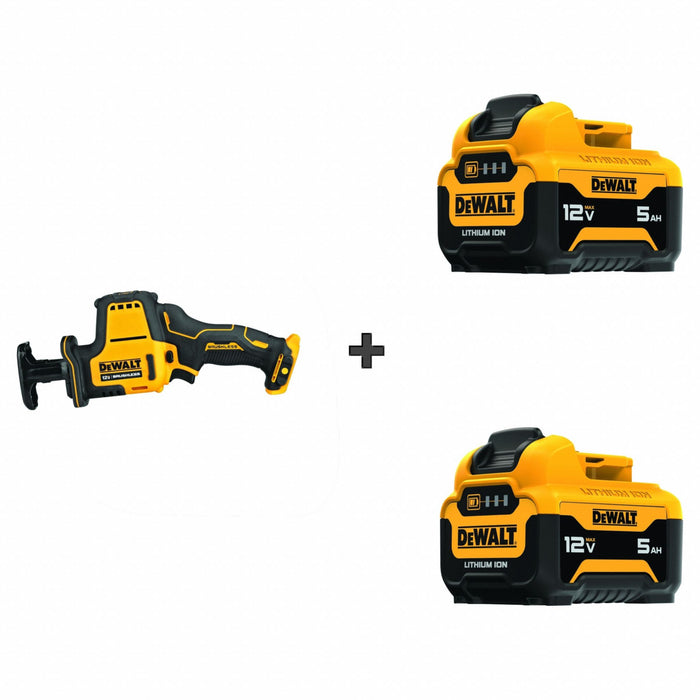 Recip Saw 12V w/ 2 Bonus Batteries